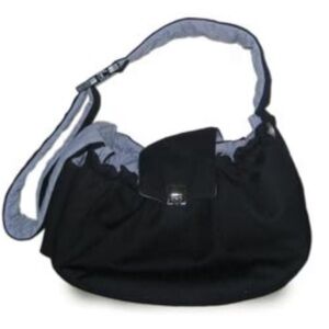 Dogo Black Messenger Bag Dog Carrier